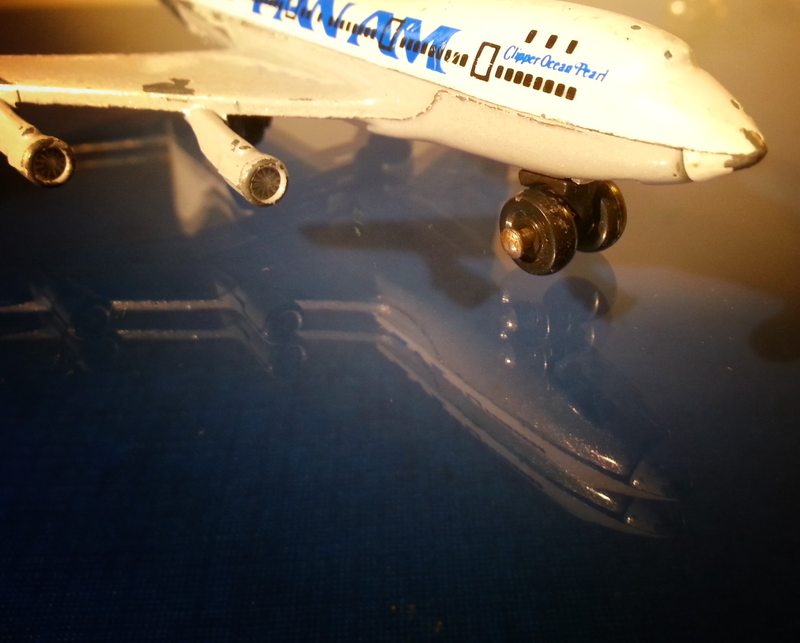 Illustration for article titled Vintage Hot Wheels: 1973 Matchbox Pan-Am Boeing 747---w/A Tucker!